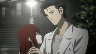 Makise Kurisu x Okabe Rintarou  Kurisu and Kyouma Kiss  Steins Gate Movie [upl. by Yelkrab]