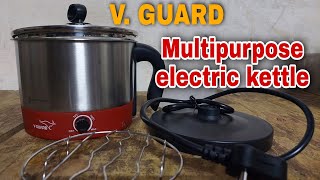 VGuard VKM12 12L Stainless Steel MultiPurpose Electric Kettle Unboxing amp review Electric kettle [upl. by Rombert]