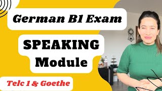 German B1 Speaking Exam preparation  Telc and Goethe B1 Mündliche Prüfung [upl. by Gunar]