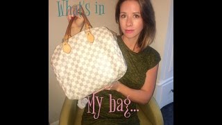 WHATS IN MY BAG  LOUIS VUITTON ¦ KERRY WHELPDALE [upl. by Julian]