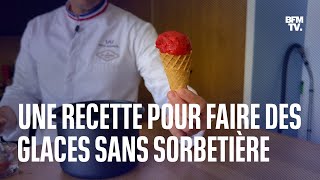 Comment faire une glace maison sans sorbetière [upl. by Avert]