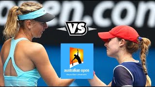 Sharapova vs Cornet ● 2014 AO R3 Highlights [upl. by Ahsienot]