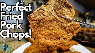 PERFECT FRIED PORK CHOPS  CRISPY SOUTHERN FLAVOR  EASY RECIPE TUTORIAL [upl. by Anasxor]