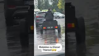 Motobloc cu discuri titanovii foryou viralvideo like [upl. by Leuqcar]