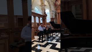 Beethoven cminor sonata with Neil Dixon [upl. by Gowon]