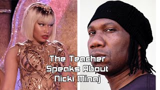 KRSONE Tha Teacha Speaking about Nicki Minaj Interview [upl. by Nekial]