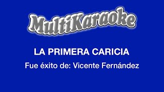 La Primera Caricia  Multikaraoke  Fue Éxito De Vicente Fernández [upl. by Marquez]