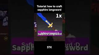 how to craft sapphire longsword in survive the killer roblox [upl. by Dorkas]