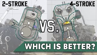 2 Stroke vs 4 Stroke Difference  2 Stroke Engine vs 4 Stroke Engine Cycle [upl. by Reuben]