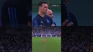 Scaloni All silent reactions [upl. by Ireland]