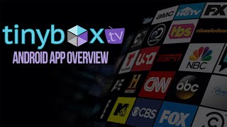 TinyBox TV  Android App Overview [upl. by Malas]