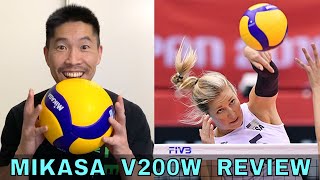 Mikasa V200W Volleyball Review [upl. by Coop625]