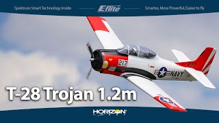 Eflite T28 Trojan 12m  Smarter more powerful and easier to fly [upl. by Merri]