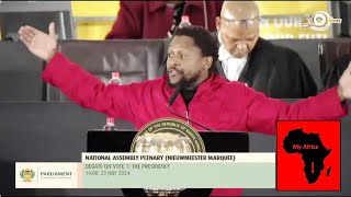 EFF Dr Mbuyiseni Ndlozi quotRamaphosa Is Suffering A Mental Conditionquot [upl. by Assel769]