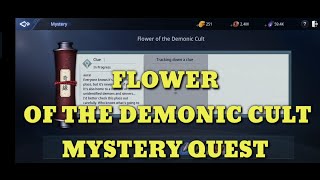 MIR4 Flower of the Demonic Cult MYSTERY QUEST  SUPER FAST GUIDE HOPE YOU LIKE [upl. by Mcclain546]