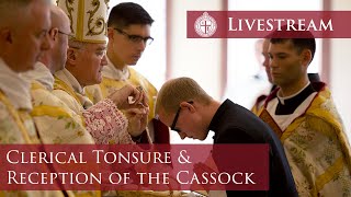 Pontifical Mass with Clerical Tonsure amp Reception of Cassock  Purification of the BVM  2224 [upl. by Tsan]