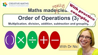 Order of operations 3 Multiplication division addition subtraction and grouping [upl. by Malena]