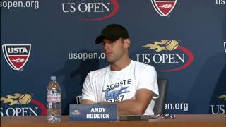 2012 US Open Andy Roddicks Final Career Press Conference [upl. by Eggett]