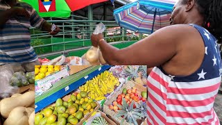 Exploring the Vibrant Market Saturday in Antigua amp Barbuda [upl. by Syhr]