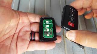 Toyota Highlander Key FOB Battery Replacement [upl. by Aeiram]