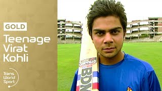 Virat Kohli  Indian Cricket Captain Kohli as a Teenager  Trans World Sport [upl. by Yenots]