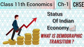 What is Demographic Transition   Class 11 CH 1 Economics economics [upl. by Modnar228]