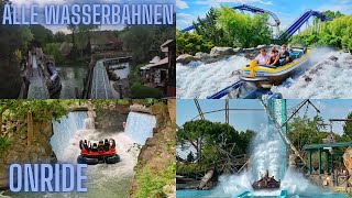 Europa Park  Alle Wasserbahnen Onride [upl. by Liagaba]