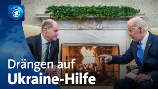 Biden und Scholz warnen vor schwindender UkraineHilfe [upl. by Dickson]