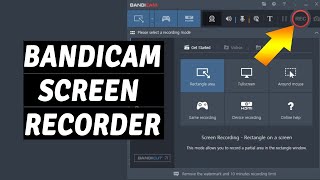 Bandicam Screen Recorder Tutorial  how to use bandicam screen recorder [upl. by Horvitz506]