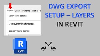 Revit Tutorial  DWG export setup  Layers [upl. by Avevoneg]