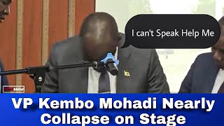 Breaking 😳 Kembo Mohadi Nearly Collapse on Stage [upl. by Hareemas]