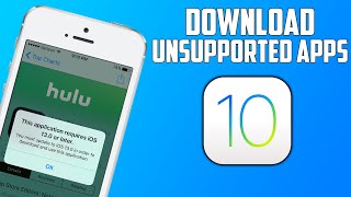 How To Install Unsupported Apps On iOS 10  10331034 No Computer 2021 [upl. by Gildea]