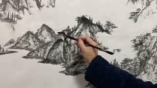 Learn To Draw 树安排在前排山峰，有利于拉开两排山峰的空间。 [upl. by Udenihc]