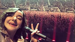 Inès chante pour la première partie du concert de Soprano à Bordeaux [upl. by Burgwell]