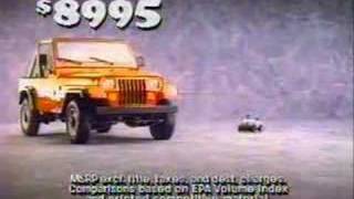 Vintage Commercial Jeep Wranger 1988 [upl. by Haraj625]