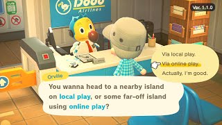 How To Visit Other Islands  Animal Crossing New Horizons [upl. by Anelrad]