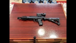 東京マルイ SOCOM Mk23をカービン化して撃ってみた。 [upl. by Stila]