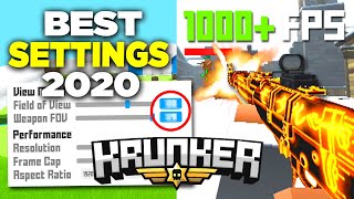 BEST Krunkerio Settings 2020 PRO Crosshair and Scope EXPLAINED [upl. by Nahtal]