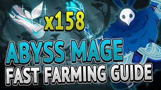 Abyss Mage All Locations FAST FARMING ROUTE  Genshin Impact 20 [upl. by Kaleb550]