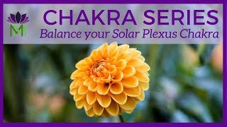 Balance Your Solar Plexus Chakra Energy Guided Meditation [upl. by Truelove]