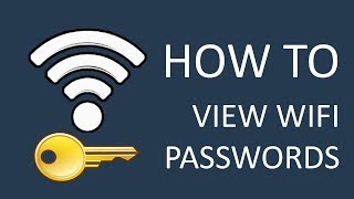 How to view saved WiFi passwords on Windows 10 [upl. by Elhsa558]