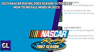 NR2003 Tutorial How to Install Mods 2023 Edition  NASCAR Racing 2003 Season  GreatLakesYT [upl. by Adnahsam]