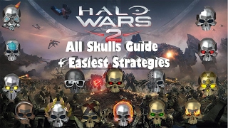 Halo Wars 2 All Skulls Guide [upl. by Kcirdehs]