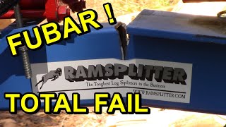 DIY Log Splitter Repair  Ramsplitter Cracked In Half [upl. by Staffan957]