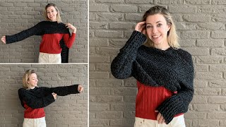 CROCHET SWEATER SCARF  FREE PATTERN [upl. by Salzhauer]