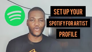 How To Set Your Spotify For Artist Profile [upl. by Arsi]