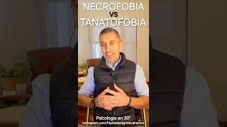 NECROFOBIA VS TANATOFOBIA Psicología en 30quot [upl. by Yekram]