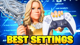 NEW Best Controller SETTINGS  Aimbot Sensitivity In Chapter 6 Fortnite Tutorial [upl. by Aneeuq]