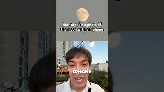 how to take a photo of the moon with an iphone 🌕 [upl. by Saks965]