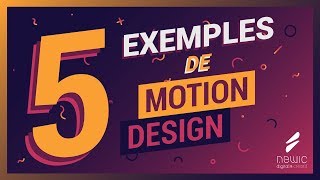 5 exemples de motion design [upl. by Airun]